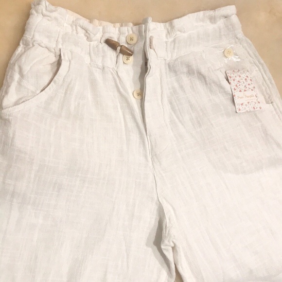 Free People Eggshell Paradise Pants. M - Picture 4 of 8